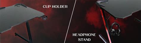 White Mulberry Gaming Desk, Computer Desk with Carbon Fiber Surface, Z ...