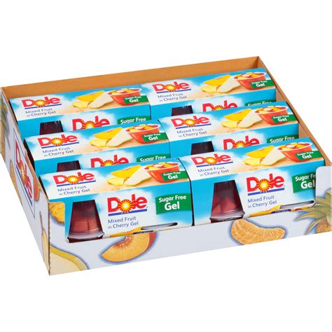 Dole Gel Fruit Bowl Mixed in Peaches and Mandarins, 68.8 Ounce: Amazon ...