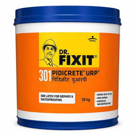 Dr. Fixit Pidicrete URP SBR Latex Waterproofing Additive | 1KG–20KG ...