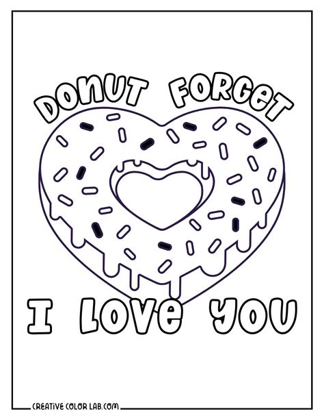 I Love You Coloring Pages To Print