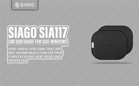 SIAGO SIA117 Premium Foldable Sunshade | Reflective Windshield Cover ...