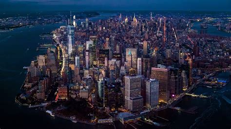 Aerial view of Manhattan, New York City - Bing Gallery