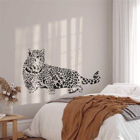 Lying Leopard Wall sticker | wall-art.com