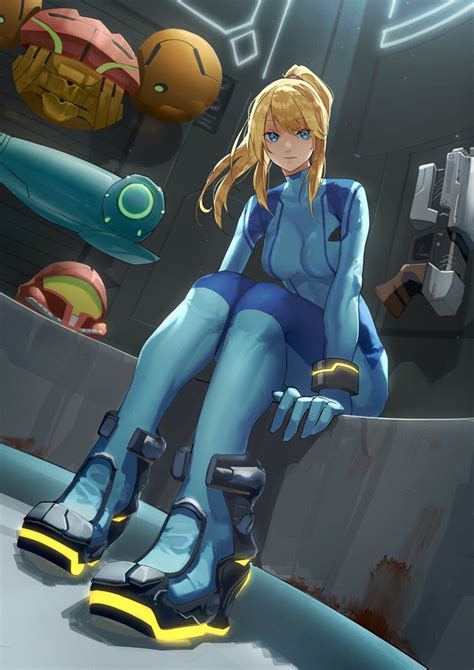 samus aran (super smash bros. and 2 more) drawn by bennopi | Danbooru