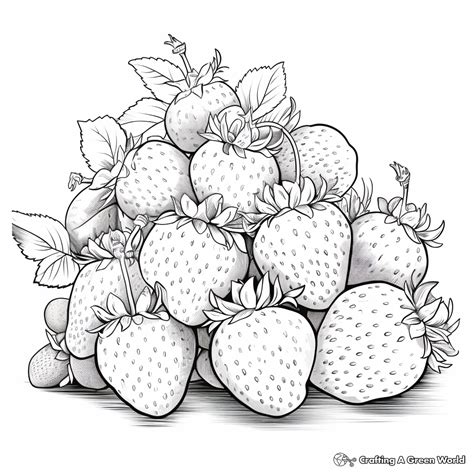Strawberry Coloring Pages - Free & Printable!