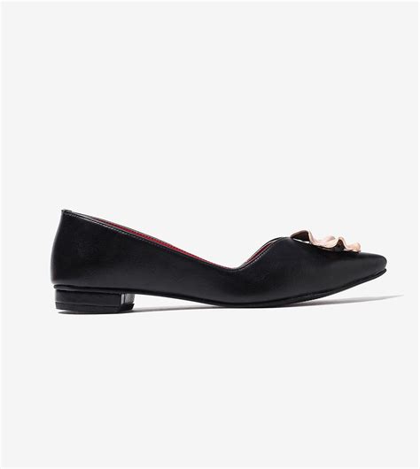 Pointed Toe Ballerinas Flats - Black – PairieTales