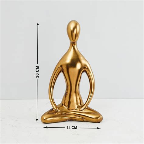 Buy Splendid Abstract Modern Yoga Figurine from Home Centre at just INR ...