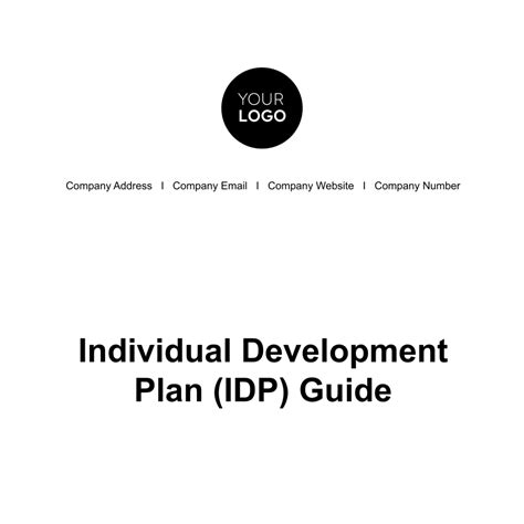 Individual Development Plan Examples 的图像结果