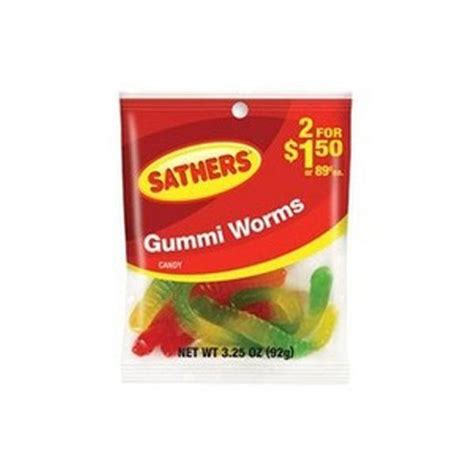125 GUMMI WORMS 2/$1.50 | Gazaly Trading