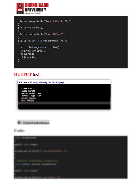 Image result for Hybrid Inheritance in Java Program