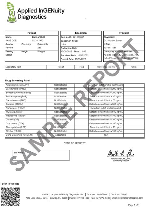5-Panel Drug Test - ai Diagnostics
