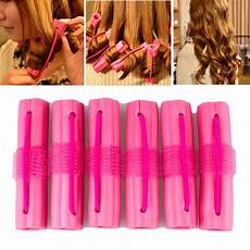 Sleep And Style Hair Rollers by New 6pcs Soft Hair Curler Diy Sleeping Magic Sponge Hair Sleep And Style Hair Rollers