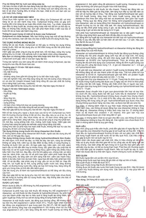 Coaprovel 300/12.5mg, Chỉ định điều trị tăng huyết áp, Giá bao nhiêu?