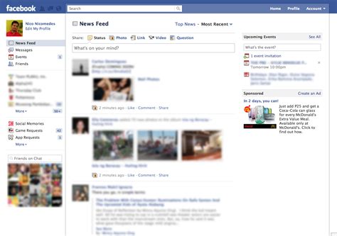 Facebook Interface 的图像结果