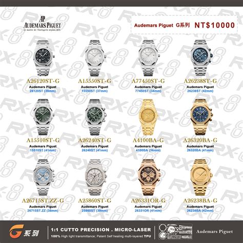 G系列(鏈帶款) : RX8高級腕錶貼膜