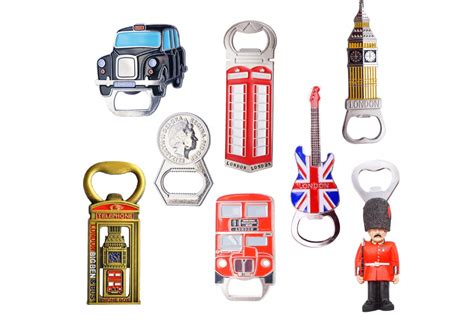 Buy London England Famous Icons Mix Fridge Magnet Bottle Openers - Set ...