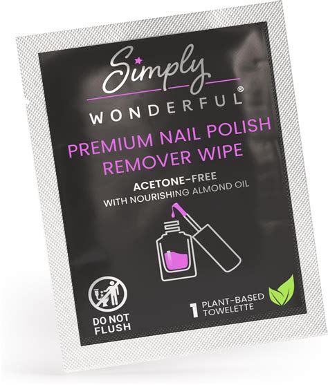 Amazon.com : Nail Polish Remover Pads Individually Wrapped 100 Pack ...