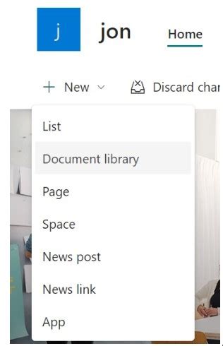 Create a Document Library 的图像结果