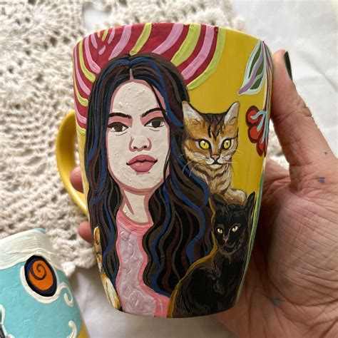 Buy Photo Personalized Hand-Painted Pop Art Illustrated Caricature Mug ...