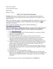 Image result for Topic 2 GCU Library Research Worksheet