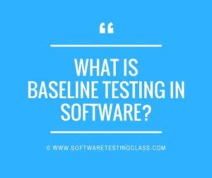 Baseline Testing Process 的图像结果