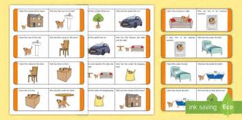 Preposition Loop Cards