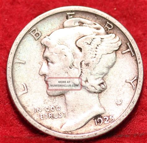 1925 - D Mercury Dime