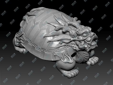 龙龟-3D打印模型下载-3D工场 3Dworks.cn