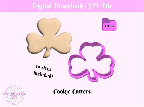 3D file Shamrock Cookie Cutter - Perfect for St. Patrick's Day Baking ...