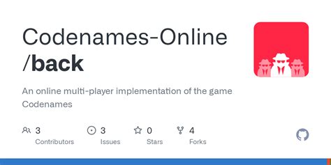 GitHub - Codenames-Online/back: An online multi-player implementation of the game Codenames