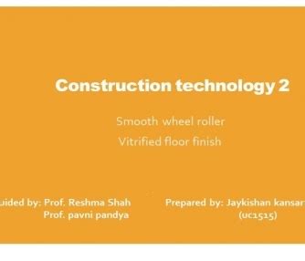 SMOOTH WHEEL ROLLER & VITRIFIED FLOOR | CEPT - Portfolio