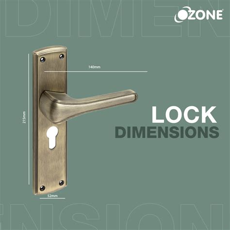 Ozone Falcon Heavy Duty Mortise Door Lock Handle Set | 8-inches (Antiq