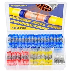 180PCS Solder Seal Wire Connectors-Haisstronica Waterproof Solder ...