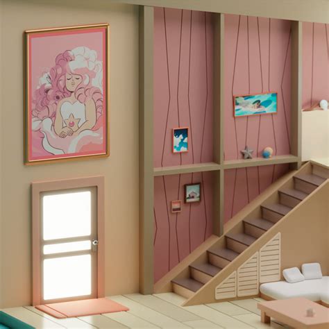 3D minimalist house - Steven Universe :: Behance
