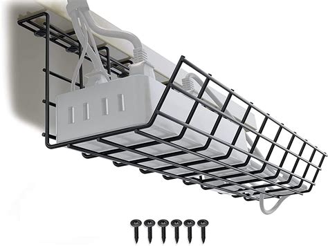 INDIAN DECOR. 21395 Under Desk Cable Tray - Super Sturdy Cable ...