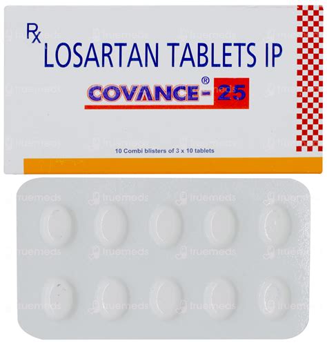 Covance 25 Tablet 10: Uses, Side Effects, Price & Substitutes