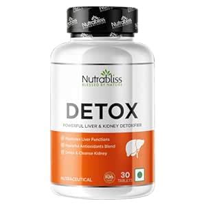 Buy Nutrabliss Detox Liver & Kidney detoxifier with Milk Thistle ...