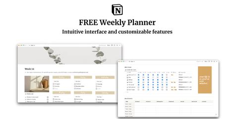 FREE Weekly Planner: Optimize Your Schedule (Free Notion Template)