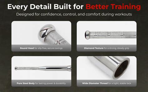 Buy Cult 3-in-1 Adjustable Steel 7.5KG Mudgar for Full Body Training ...