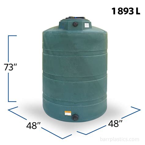 Plastic 500 Gallon Stock Tank 500 Gallon Industrial Horizontal Tank