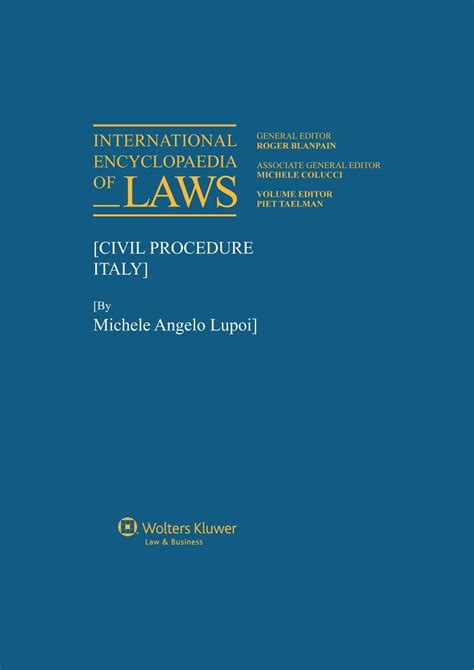 Buy International Encyclopaedia of Laws: Civil Procedure Book Online at ...