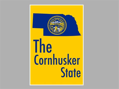 Larger Than Life Prints 762988905554 Poster Nebraska - The Cornhusker ...