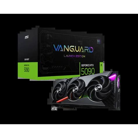 Msi GeForce RTX 5090 32G VANGUARD SOC LAUNCH EDITION GDDR7 GPU