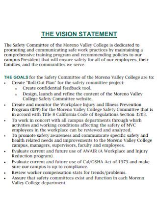 Image result for College Vision Statement Examples