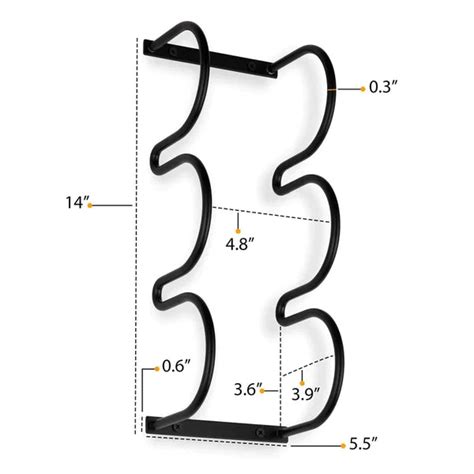 Wine Racks : Wall Mounted Wine Bottle Rack – Studio GKW