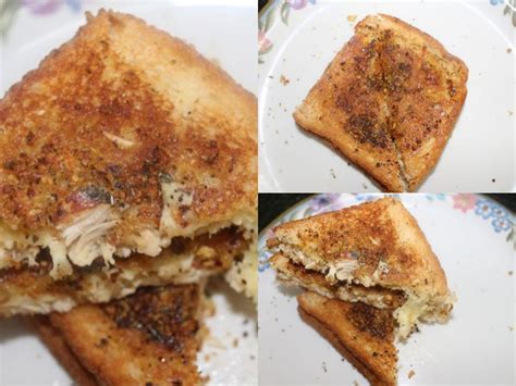 Garlic Chicken Cheese Sandwich Recipe - MUMMY RECIPES