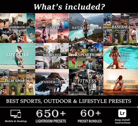 650+ Sports Presets, Soccer Presets, Basketball Presets, Baseball ...