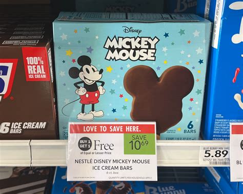 Get Disney Mickey Mouse Ice Cream Bars For Just $4.35 At Publix ...