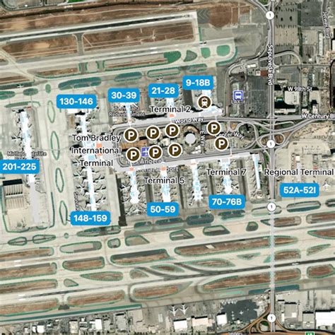 Los Angeles Airport Map: Guide to LAX's Terminals