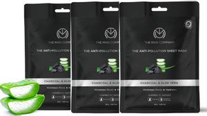 THE MAN COMPANY Charcoal Face Sheet Mask - Price in India, Buy THE MAN ...